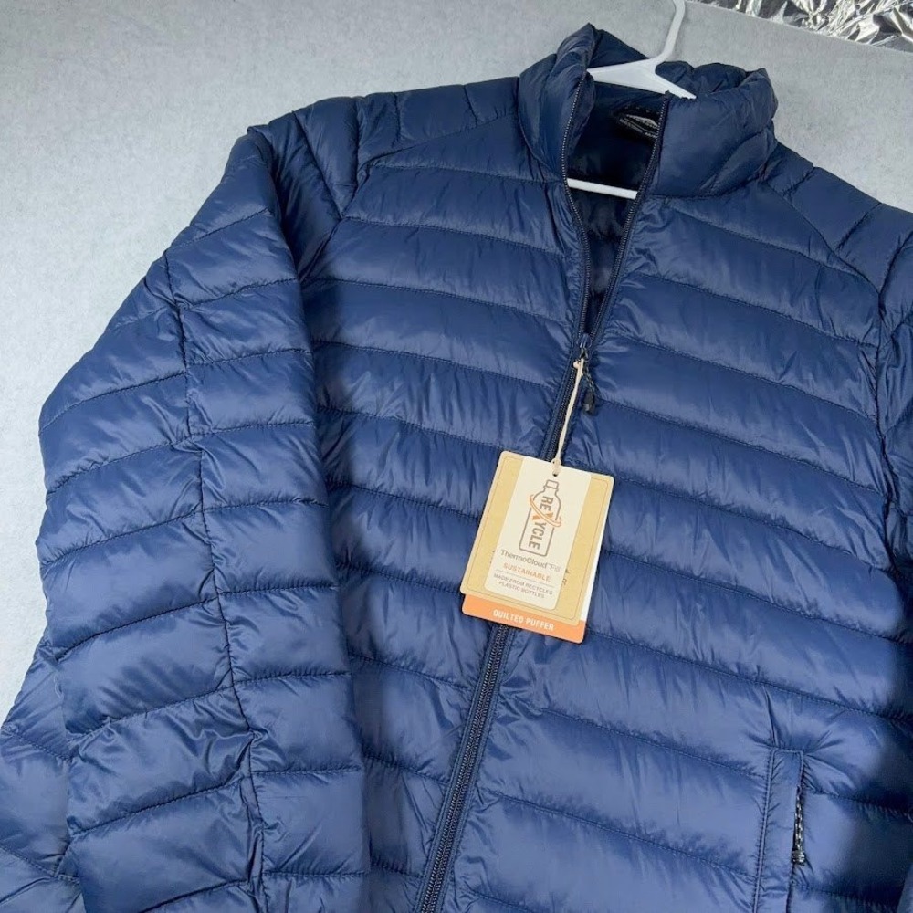 ZeroXposur Quilted Puffer Jacket  Mens size medium Heritage Blue ThermoCloud NWT